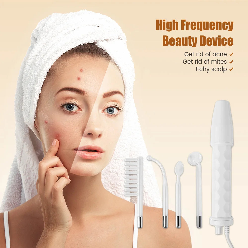 High Frequency Facial Therapy Wand